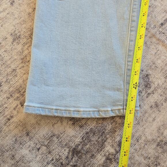 Levis Ribcage Straight Ankle Jeans Womens W30 L27 High Rise Button Fly Denim - Picture 10 of 11